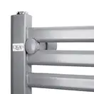 Сушарка рушників водяна Qtap Dias (SIL) P21 1200x500 HY (QTDIASSILP211200500HY)