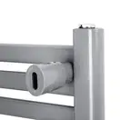 Сушарка рушників водяна Qtap Dias (SIL) P21 1200x500 HY (QTDIASSILP211200500HY)