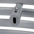 Сушарка рушників водяна Qtap Dias (SIL) P21 1200x500 HY (QTDIASSILP211200500HY)