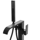 Смеситель для ванны REA CARAT BLACK черный напольный (REA-B5423)