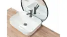 Rea Lumi Grey Mat Смеситель для раковины, серый (REA-B8025)