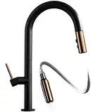 Смеситель для кухни REA  APOLLO BLACK ROSE GOLD (REA-B9600)