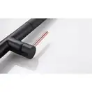 Смеситель для раковины (умывальника) REA APOLLO BLACK/ROSE GOLD черный / розовое золото высокий (REA-B9601)