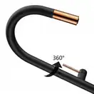 Смеситель для раковины (умывальника) REA APOLLO BLACK/ROSE GOLD черный / розовое золото высокий (REA-B9601)
