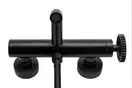 Смеситель для ванны и душа REA VERTIGO BLACK MAT черный настенный (REA-B9669)