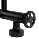 Смеситель для ванны и душа REA VERTIGO BLACK MAT черный настенный (REA-B9669)