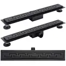Трап для душа REA GREEK BLACK MATT 50 см (REA-G8600)