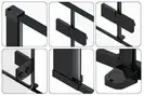 Душевая дверь REA FARGO BLACK MAT 110 (REA-K6325)