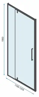Душевая дверь REA RAPID SWING 120 (REA-K6413)