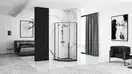 Душевой поддон REA DIAMOND 90X90 BLACK (REA-K8543)