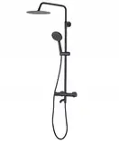 Rea Lungo Black Душовий гарнітур, чорний (REA-P4113)