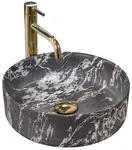 Умывальник (раковина) REA SAMI MARBLE APOGEO MAT накладной (REA-U5608)