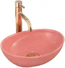 Умывальник (раковина) REA SOFIA MINI PINK накладной розовый (REA-U6335)