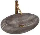 Умывальник (раковина) REA ROXY A STONE D.GREY MATT накладной (REA-U6649)