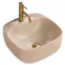 Умывальник (раковина) REA LUIZA 42 BEIGE MAT накладной бежевый матовый (REA-U9607)
