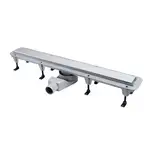 Трап Qtap Standard CRM50800304 линейный с комбинированным затвором и нержавеющей решеткой (STANCRM50800304)