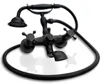Смеситель для ванны REA RETRO OLD BLACK черный настенный (REA-B0224)