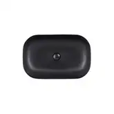 Раковина Qtap Robin 610х400х145 Matt black QT132143PMBMB