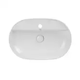 Раковина Qtap Scorpio 610x400x120 White с донным клапаном QT14112203W