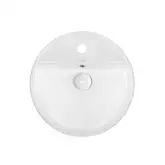 Раковина-чаша Qtap Swan 420х420х145 White с донным клапаном QT1611A051TW