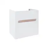 Тумба подвесная Qtap Virgo 600х580х437 White/Whitish oak QT1874TPА601W (QT1874TPА601WWO)