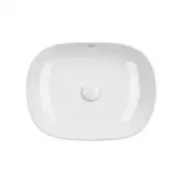Раковина-чаша Qtap Aquarius 465x375x115 White с донным клапаном QT21112185W