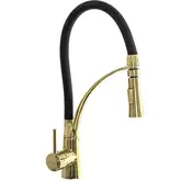 Смеситель для кухни REA GASPAR BLACK GOLD золотой высокий (REA-B1019)