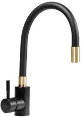 Змішувач для кухні REA CLEVER BLACK GOLD MATT чорний\матове золото (REA-B5219)