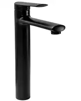Rea Buzz Black High Смеситель для раковины, черный (REA-B6921)