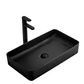 Rea Denis Black Mat Умивальник накладний, чорний (REA-U3690)