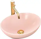 Умывальник (раковина) REA SOFIA L. PINK MAT накладной (REA-U5630)