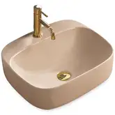 Умывальник (раковина) REA LUIZA 50 BEIGE MAT накладной (REA-U9609)