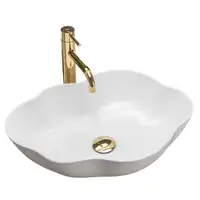 Умывальник (раковина) REA PEARL WHITE накладной белый (REA-U0265)