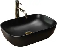 Rea Belinda Black Mat Раковина накладна, чорний мат (REA-U8470)