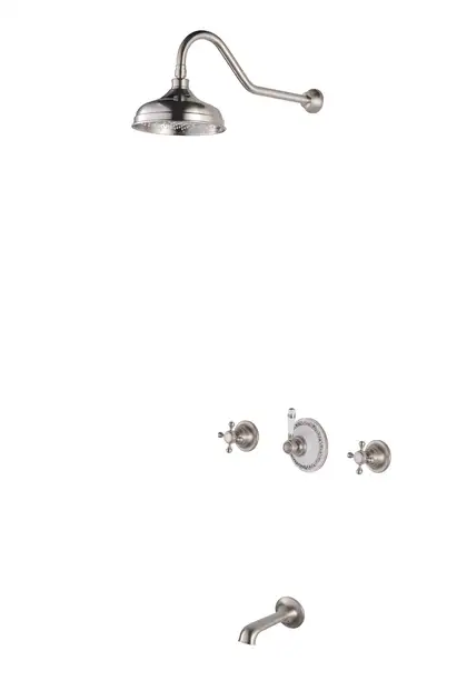 Kraus Душевая система KEF-16054, никель браш. (KEF-16054BN)