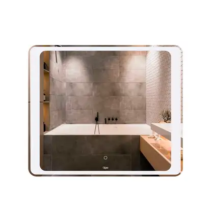 Зеркало Qtap Leo 800х700 с LED-подсветкой QT117814187080W Зеркало Qtap Leo 800х700 с LED-подсветкой QT117814187080W
