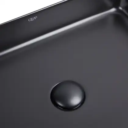 Раковина-чаша Qtap Tern 500х350х145 Matt black с донным клапаном QT1711A055MB Раковина-чаша Qtap Tern 500х350х145 Matt black с донным клапаном QT1711A055MB