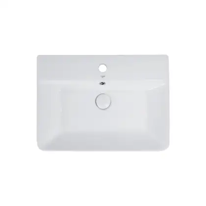 Раковина Qtap Virgo 600x420x140 White с донным клапаном QT18112253W Раковина Qtap Virgo 600x420x140 White с донным клапаном QT18112253W