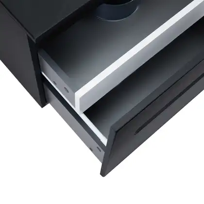 Тумба подвесная Qtap Virgo 600х476х469 Black/White со столешницей QT1879TPА602BW Тумба подвесная Qtap Virgo 600х476х469 Black/White со столешницей QT1879TPА602BW