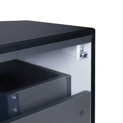 Тумба подвесная Qtap Virgo 600х476х469 Black/White со столешницей QT1879TPА602BW Тумба подвесная Qtap Virgo 600х476х469 Black/White со столешницей QT1879TPА602BW