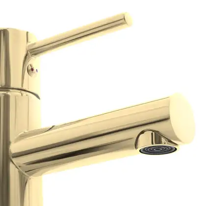 Rea TESS LIGHT GOLD Смеситель для раковины, золотой (REA-B8865) Rea TESS LIGHT GOLD Смеситель для раковины, золотой (REA-B8865)