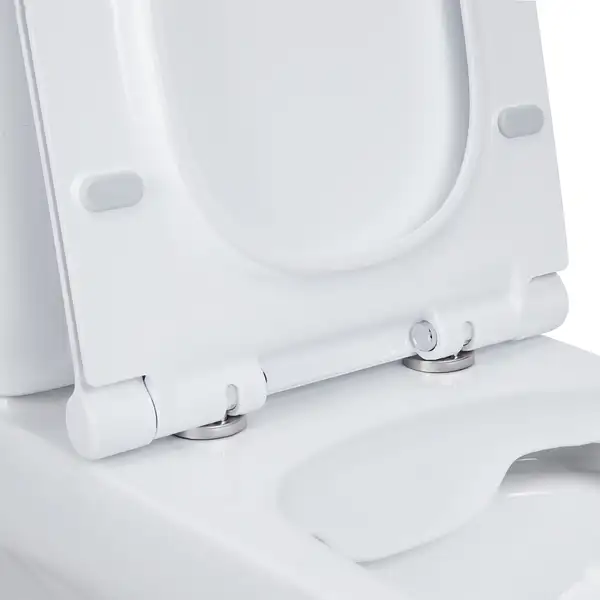 Унитаз-компакт Qtap Cardinal безободковый с сиденьем Soft-close QT0422C666PW Унитаз-компакт Qtap Cardinal безободковый с сиденьем Soft-close QT0422C666PW