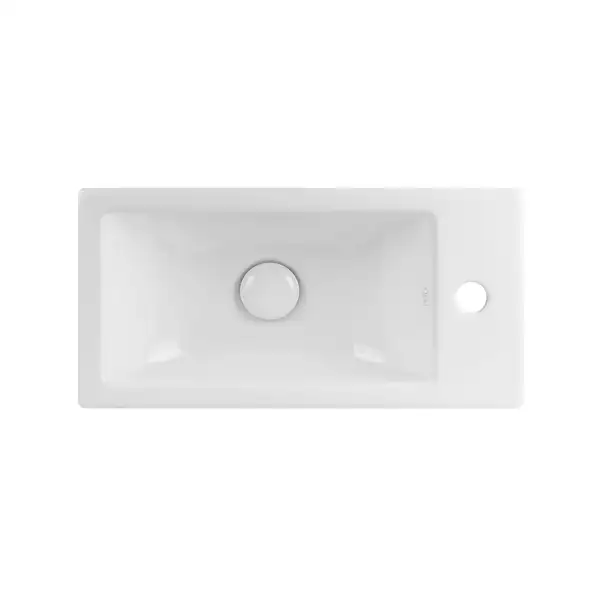 Раковина Qtap Crow 500х255х130 White с донным клапаном QT0511A010W