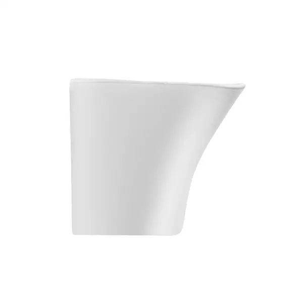 Раковина подвесная моноблок Qtap Crow 600х430х385 White с донным клапаном QT0511G835W