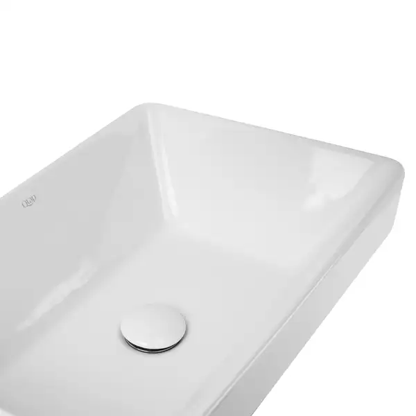 Раковина Qtap Crow 500x350x180 White с донным клапаном QT0511L582W Раковина Qtap Crow 500x350x180 White с донным клапаном QT0511L582W