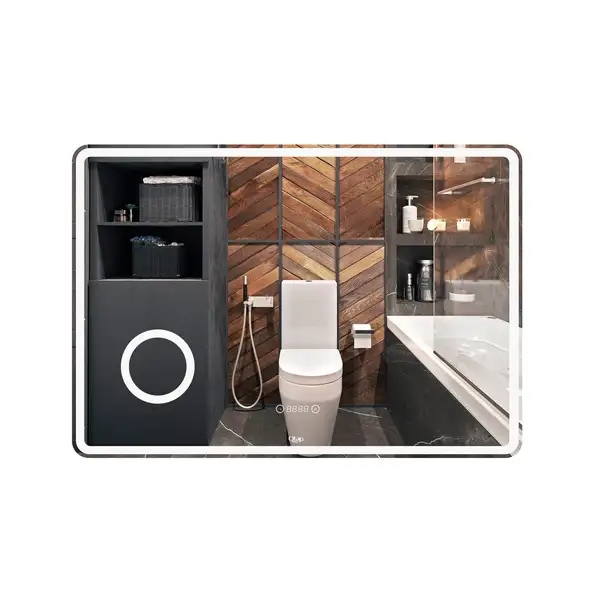 Зеркало Qtap Crow 1000х700 с LED-подсветкой QT0578141670100W Зеркало Qtap Crow 1000х700 с LED-подсветкой QT0578141670100W