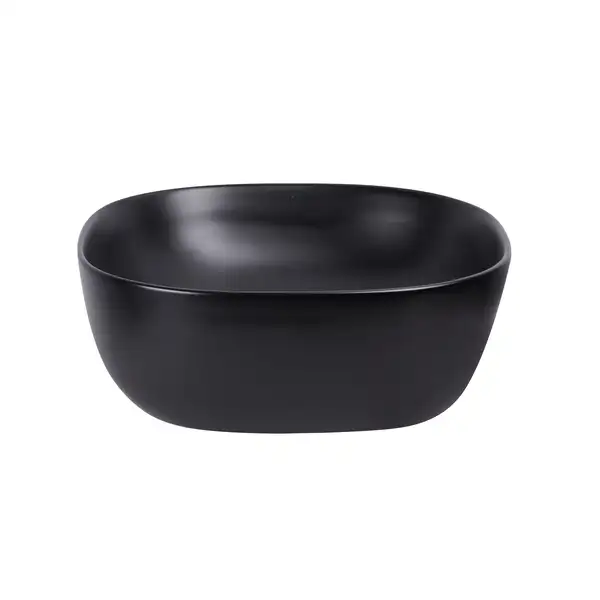 Раковина Qtap Kolibri 410x410x150 Matt black с донным клапаном QT10112144MBMB Раковина Qtap Kolibri 410x410x150 Matt black с донным клапаном QT10112144MBMB