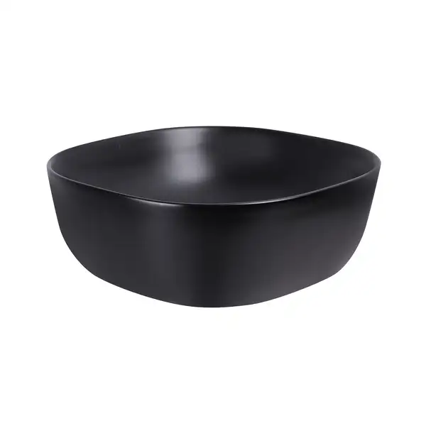 Раковина Qtap Kolibri 410x410x150 Matt black с донным клапаном QT10112144MBMB Раковина Qtap Kolibri 410x410x150 Matt black с донным клапаном QT10112144MBMB