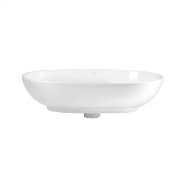 Раковина Qtap Leo 585х380х180 White с донным клапаном QT1111A028W