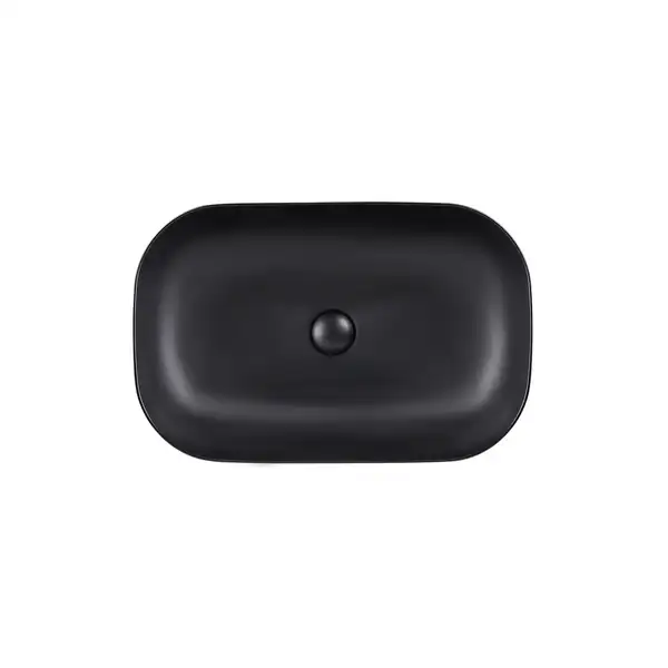 Раковина Qtap Robin 610х400х145 Matt black QT132143PMBMB Раковина Qtap Robin 610х400х145 Matt black QT132143PMBMB